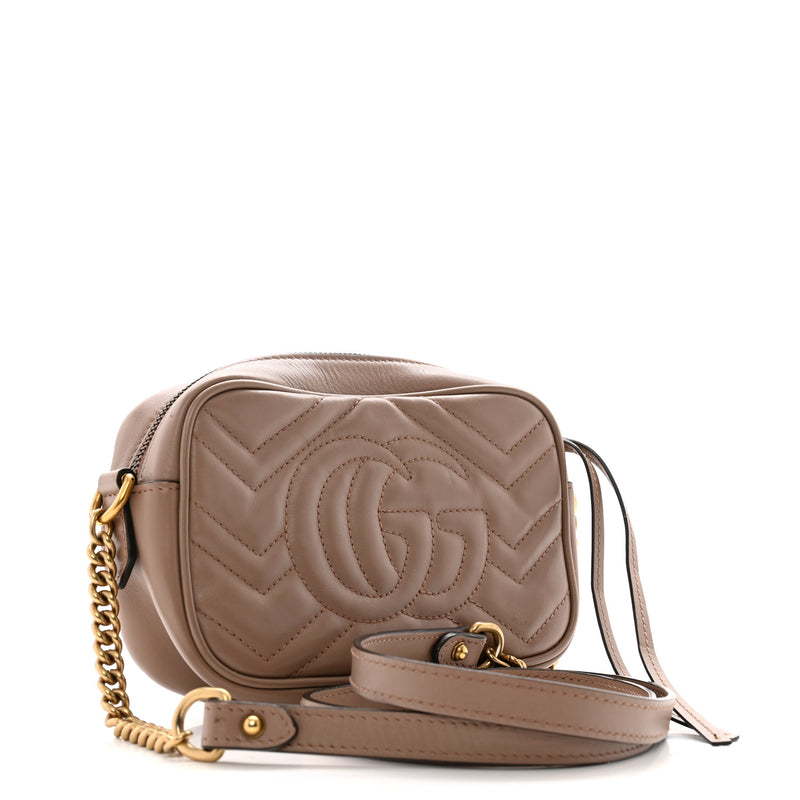 Gucci Calfskin Matelasse Mini Gg Marmont