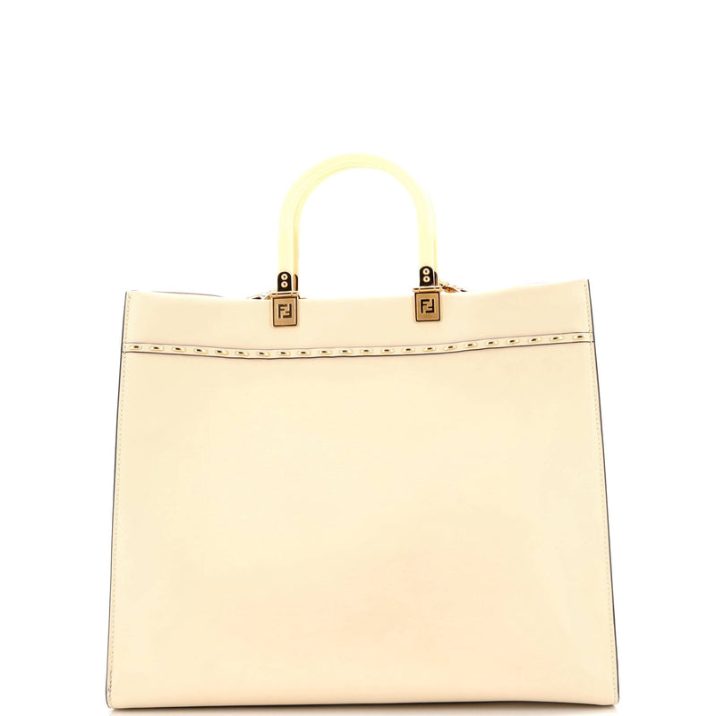 Fendi Sunshine Shopper Tote Studded