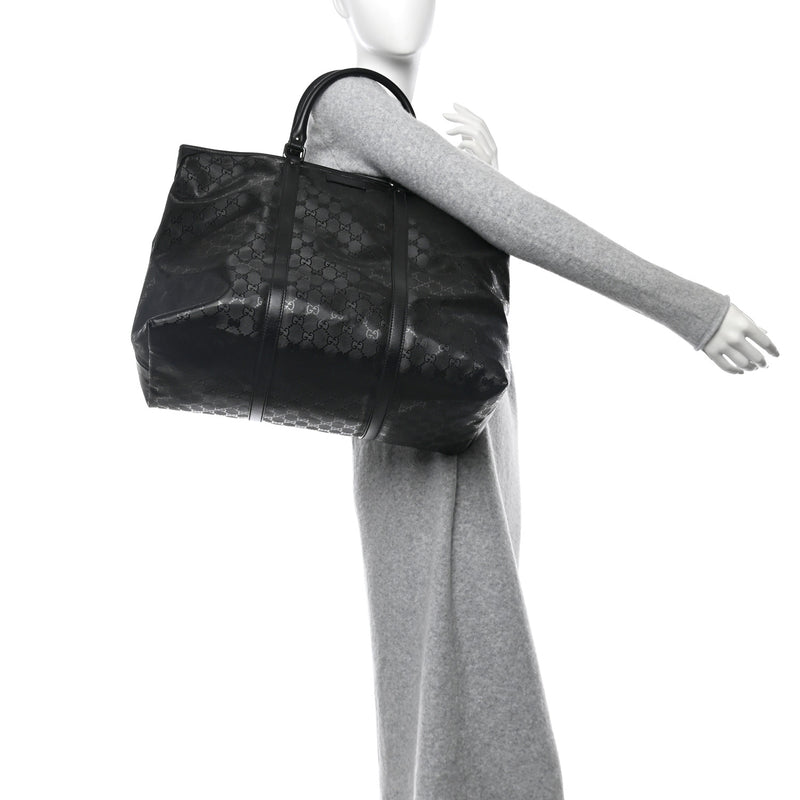 Gucci Imprime Medium Joy Tote Bag Black