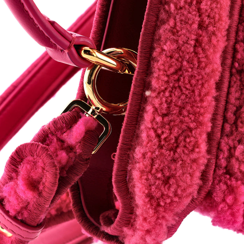 Fendi Peekaboo Iseeu Bag Woven Shearling