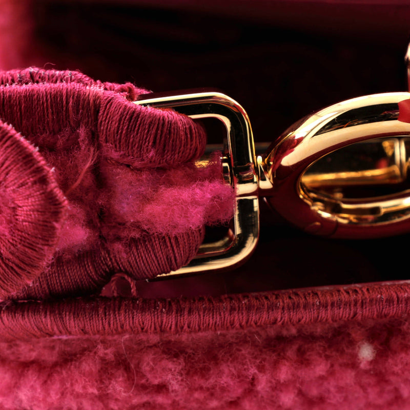 Fendi Peekaboo Iseeu Bag Woven Shearling