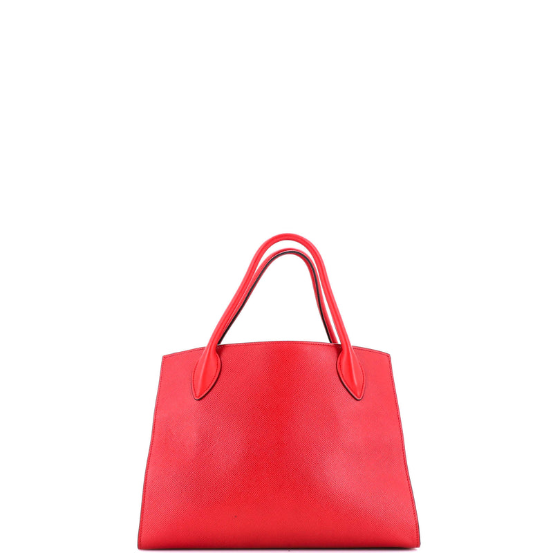 Prada Monochrome Tote Saffiano With City