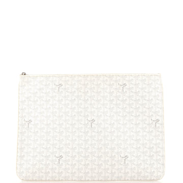 Goyard Senat Zip Pouch Coated Canvas Gm