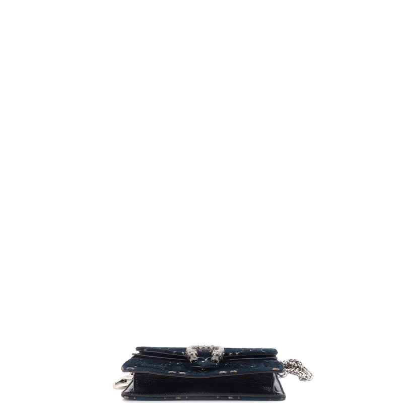 Gucci Dionysus Bag Gg Velvet Super Mini