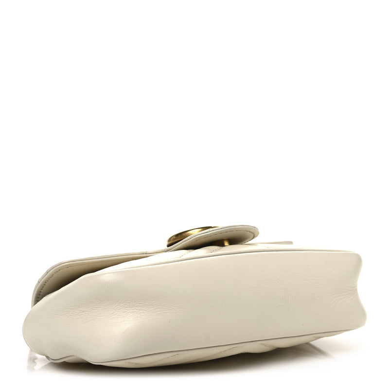 Gucci Calfskin Matelasse Super Mini Gg