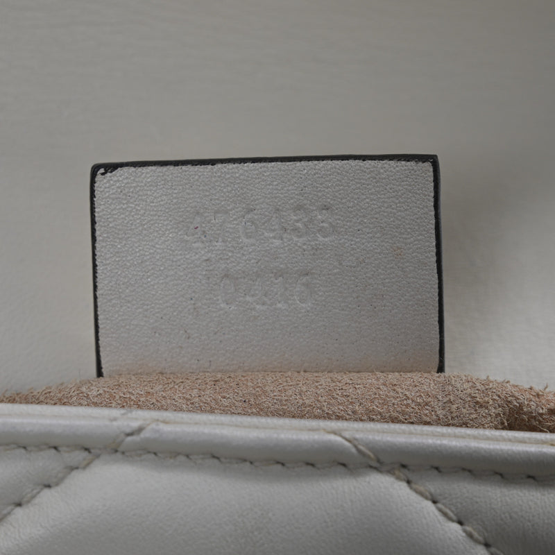 Gucci Calfskin Matelasse Super Mini Gg