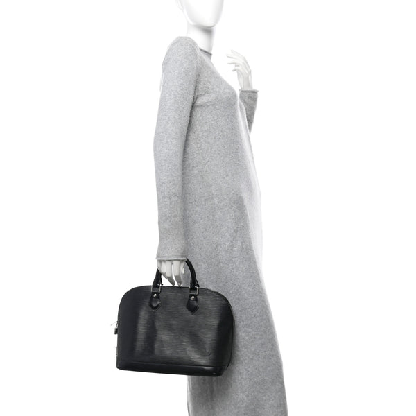 Louis Vuitton Epi Alma Pm Black