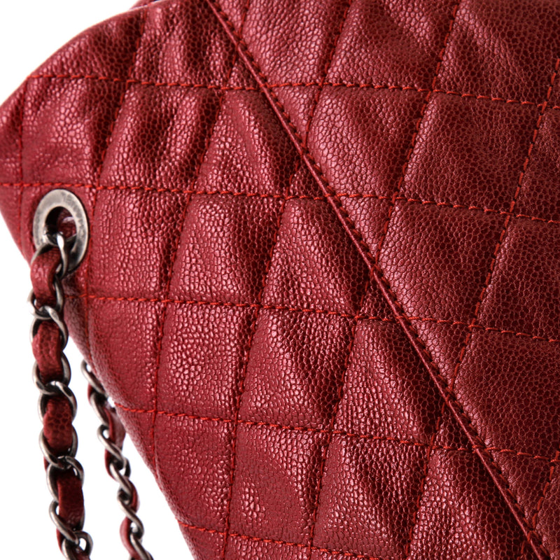 Chanel Easy Flap Bag Quilted Caviar