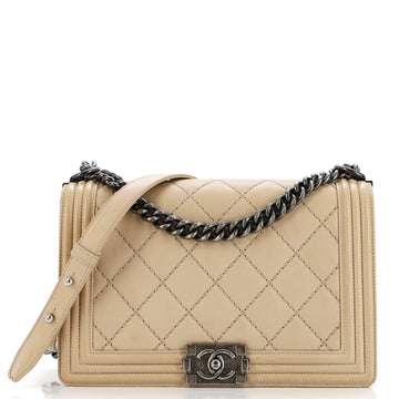 Chanel Stitch Boy Flap Bag Quilted