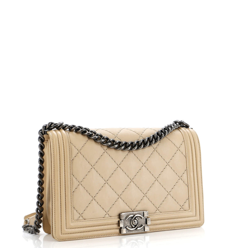 Chanel Stitch Boy Flap Bag Quilted