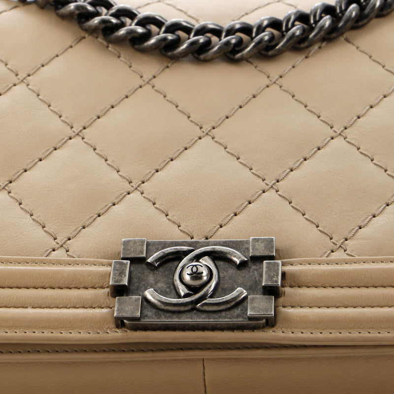 Chanel Stitch Boy Flap Bag Quilted