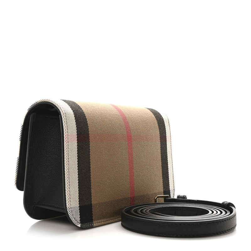 Burberry Grained Calfskin House Check