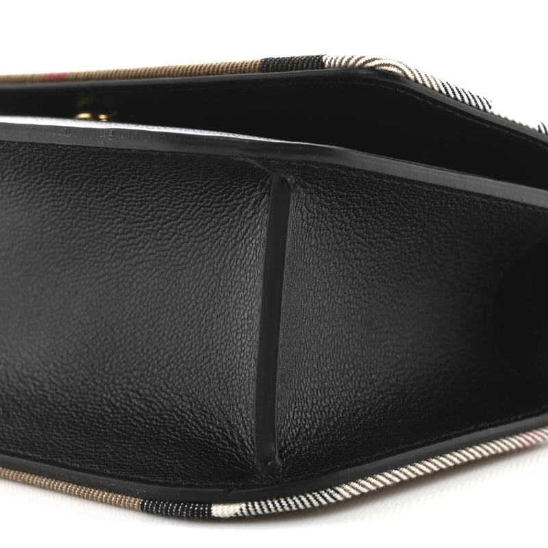 Burberry Grained Calfskin House Check
