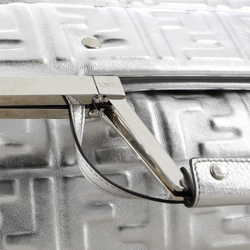 Fendi Ff Foldover Frame Tote Zucca