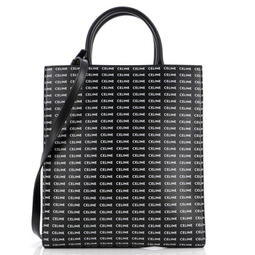 Celine Vertical Cabas Tote All Over Logo