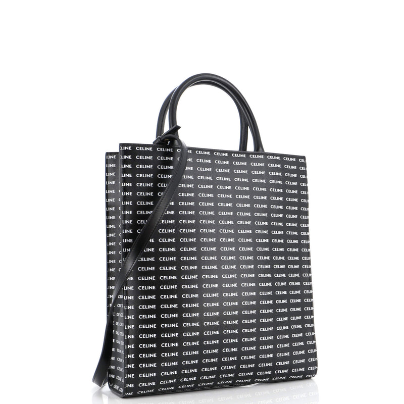 Celine Vertical Cabas Tote All Over Logo