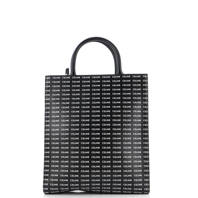 Celine Vertical Cabas Tote All Over Logo