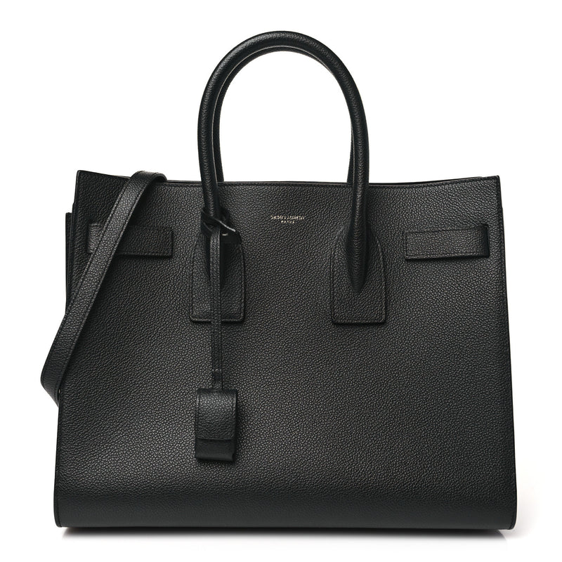 Saint Laurent Grained Calfskin Small Sac