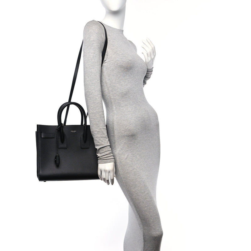 Saint Laurent Grained Calfskin Small Sac