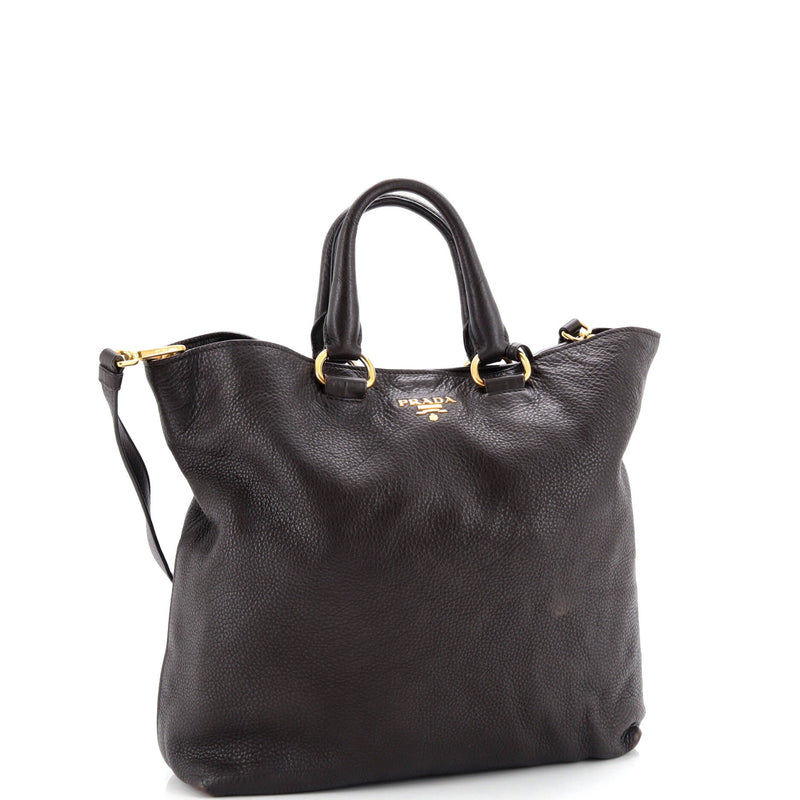 Prada Convertible Shopper Tote Vitello