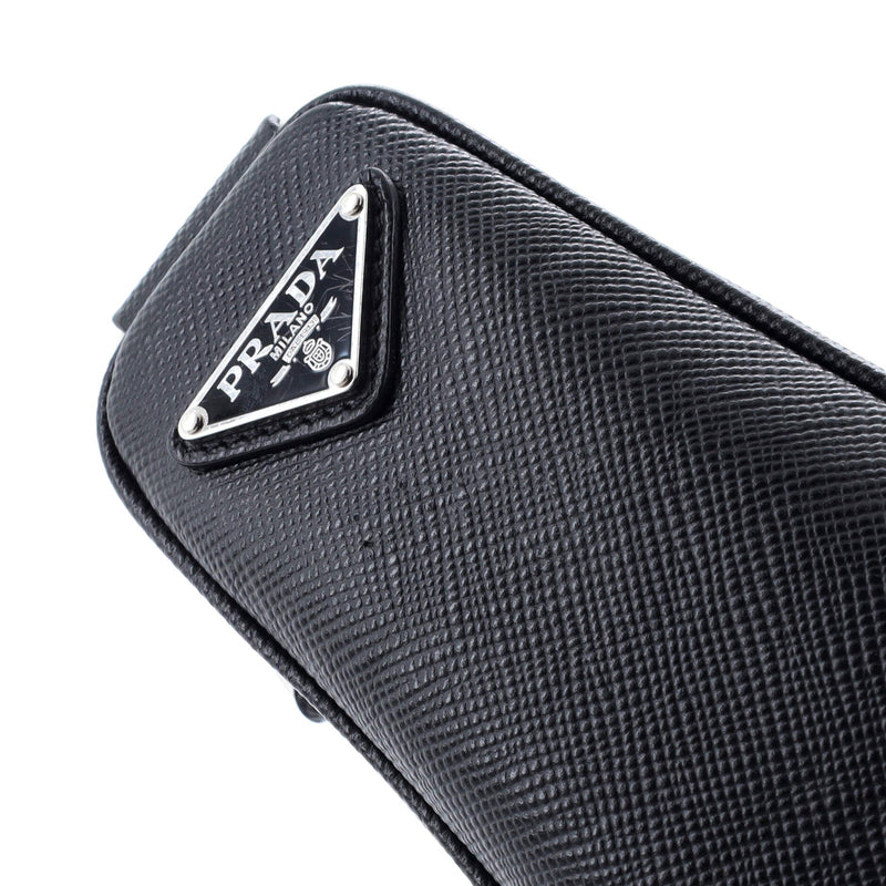 Prada Triangle Logo Zip Crossbody Bag