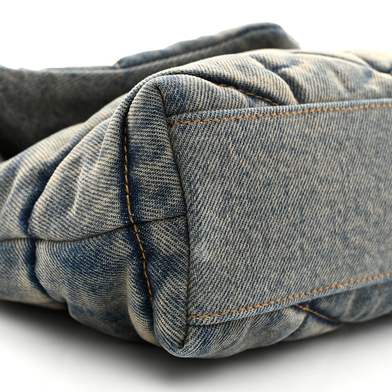 Saint Laurent Denim Quilted Toy Loulou