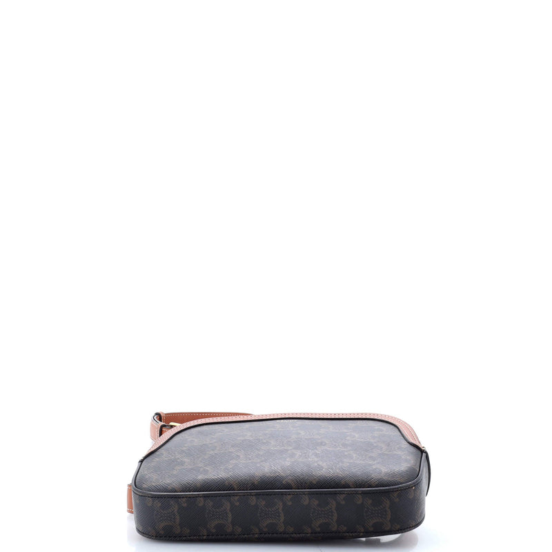 Celine Camera Bag Triomphe Coated Canvas
