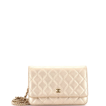 Chanel Wallet On Chain Quilted Lambskin