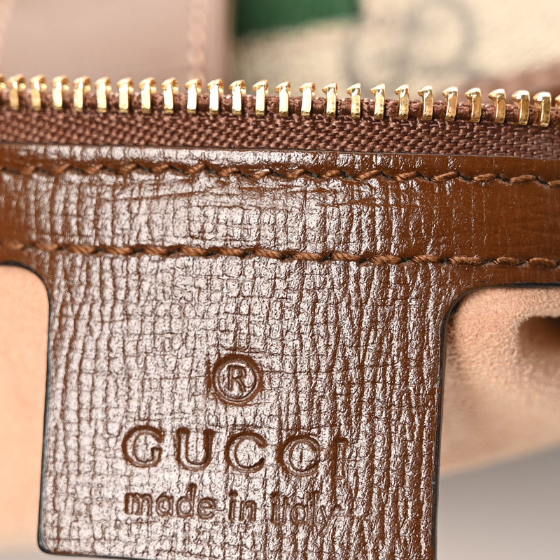 Gucci Gg Supreme Azalea Calfskin Web