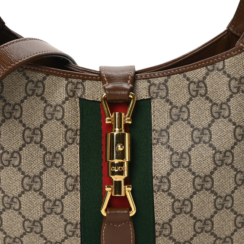 Gucci Gg Supreme Azalea Calfskin Web