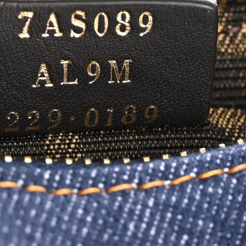 Fendi Denim Shiny Nappa Nano Fendigraphy