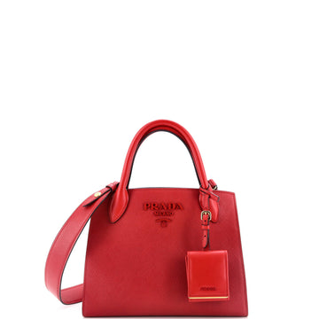 Prada Monochrome Tote Saffiano With City