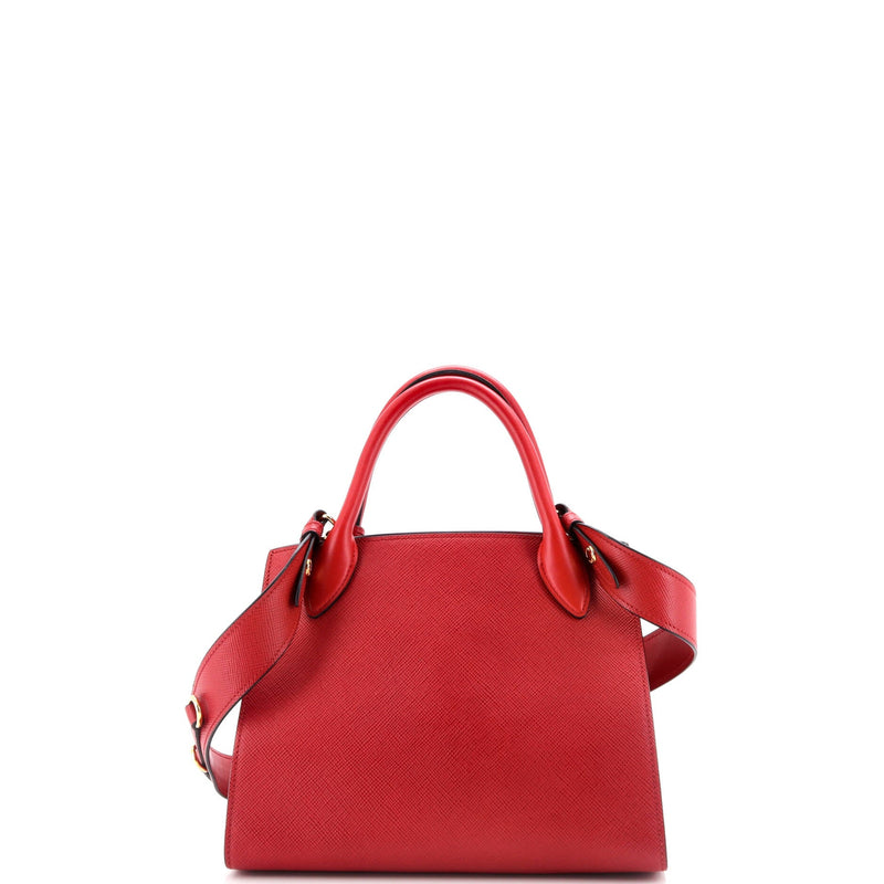 Prada Monochrome Tote Saffiano With City