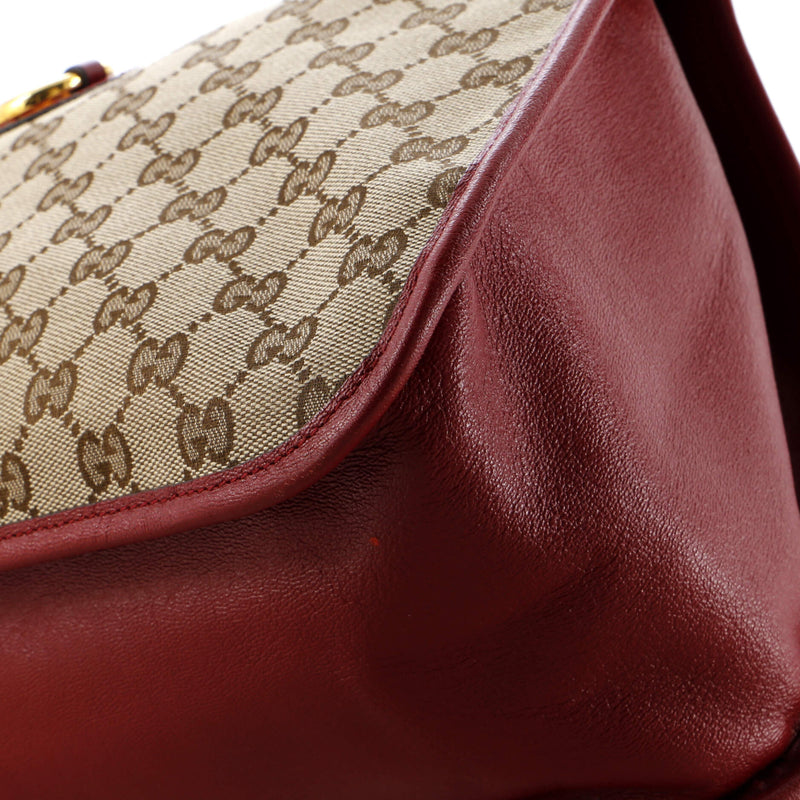 Gucci Horsebit Chain Tote Gg Canvas