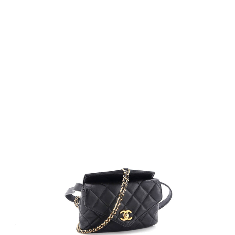 Chanel Carry With Chic Chain Flap Waist