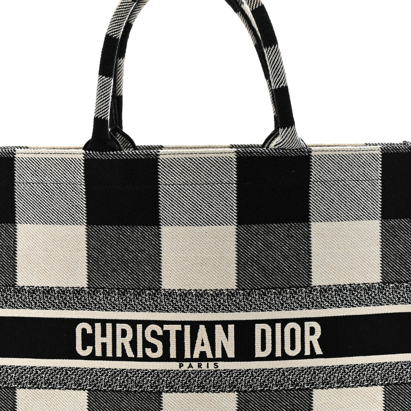Christian Dior Canvas Embroidered