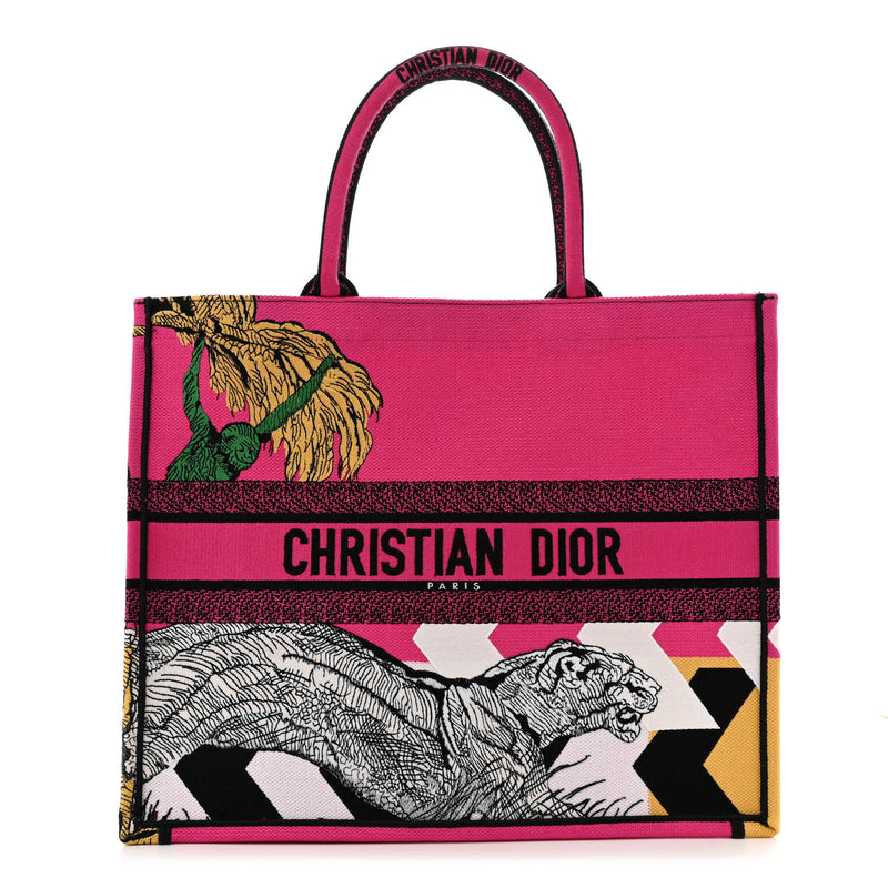 Christian Dior Canvas Embroidered Large