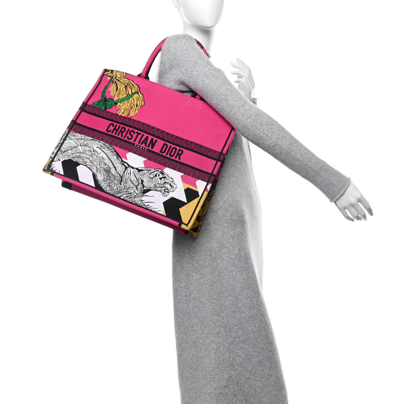 Christian Dior Canvas Embroidered Large