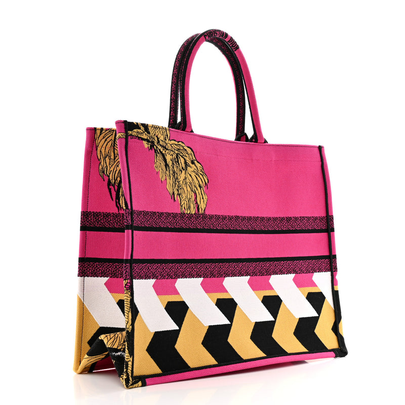Christian Dior Canvas Embroidered Large