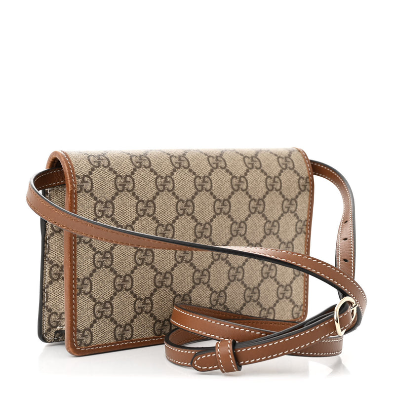 Gucci Gg Supreme Textured Calfskin