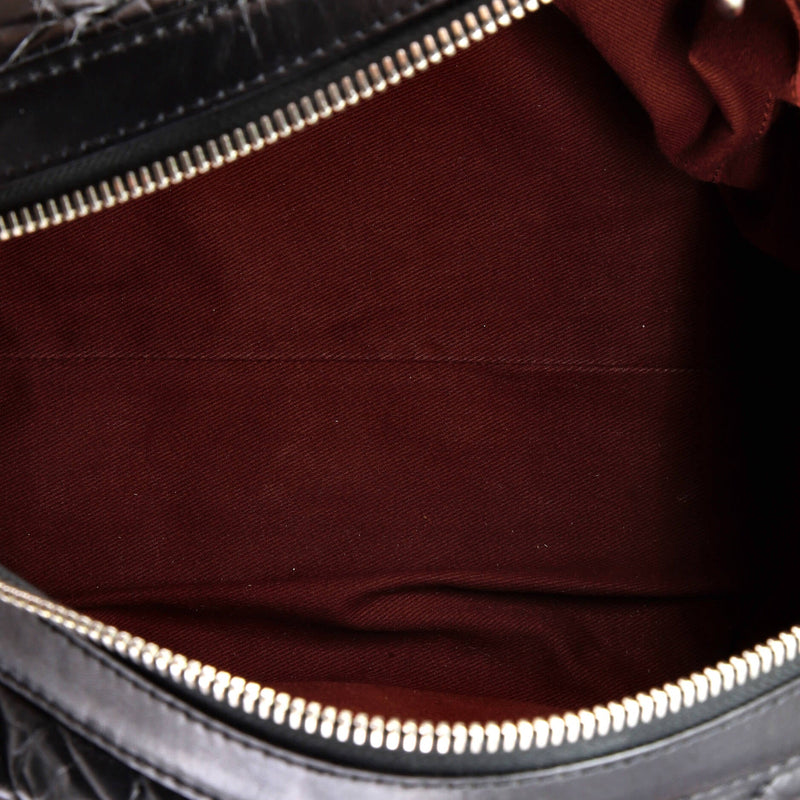 Chanel Cc Bowling Bag Chevron Aged