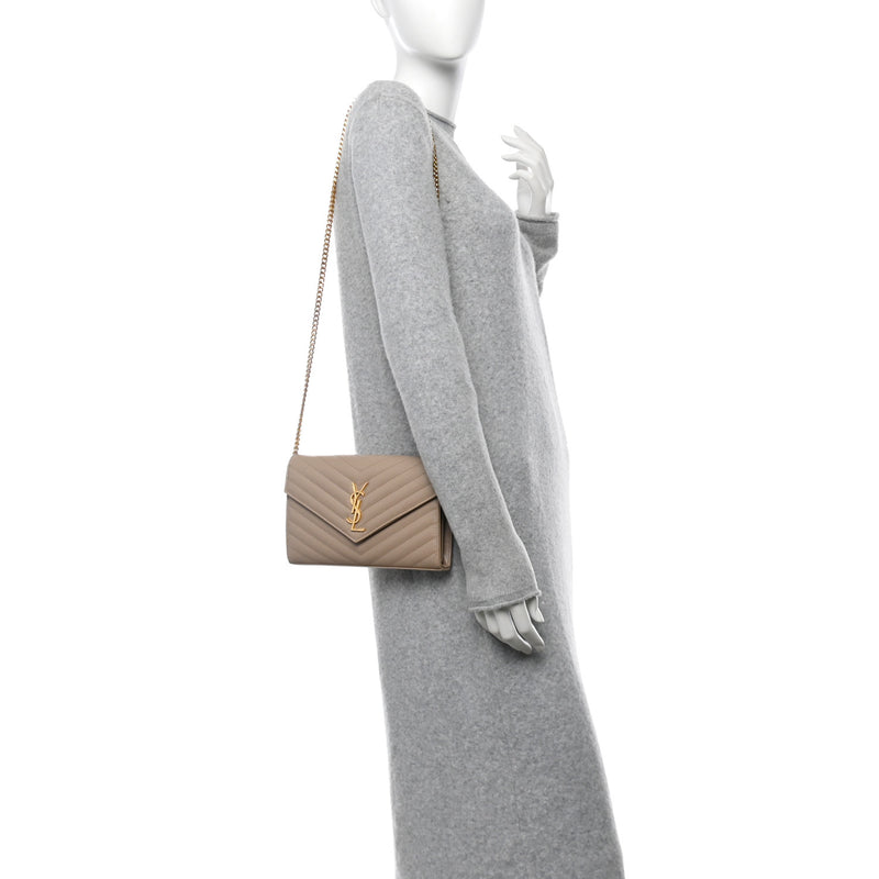Saint Laurent Grain De Poudre Matelasse