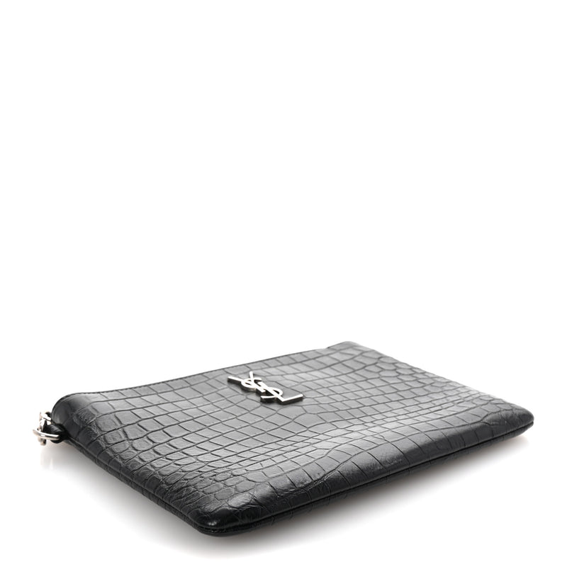 Saint Laurent Calfskin Crocodile