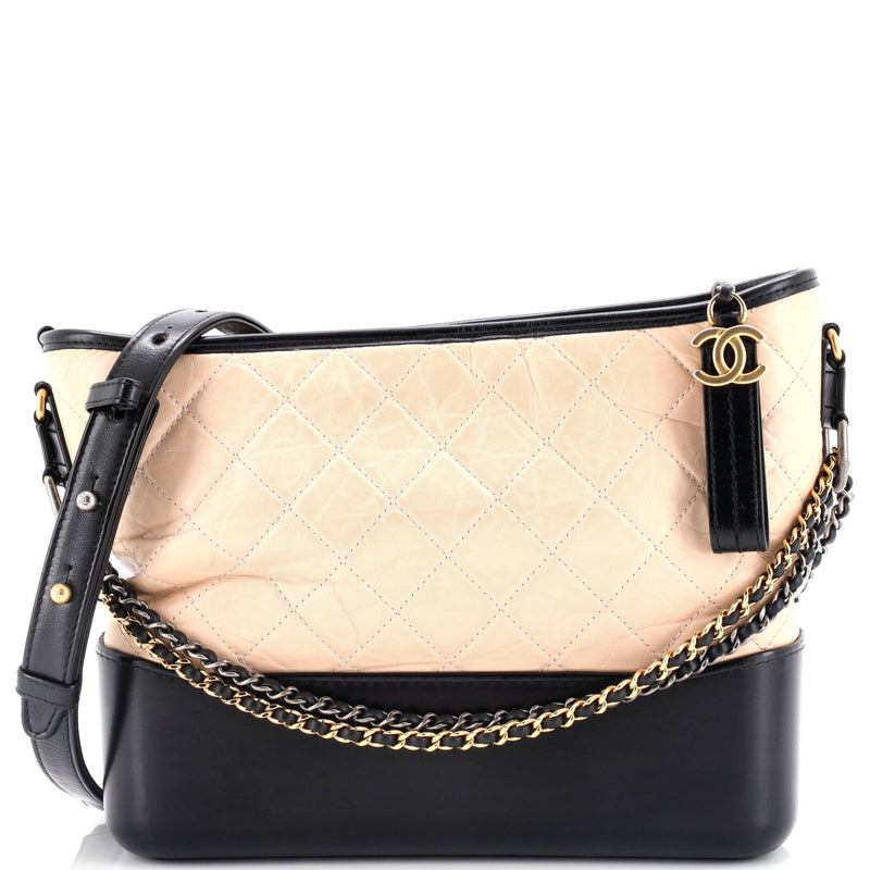 Chanel Bicolor Gabrielle Hobo Quilted