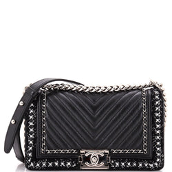 Chanel Jacket Boy Flap Bag Chevron