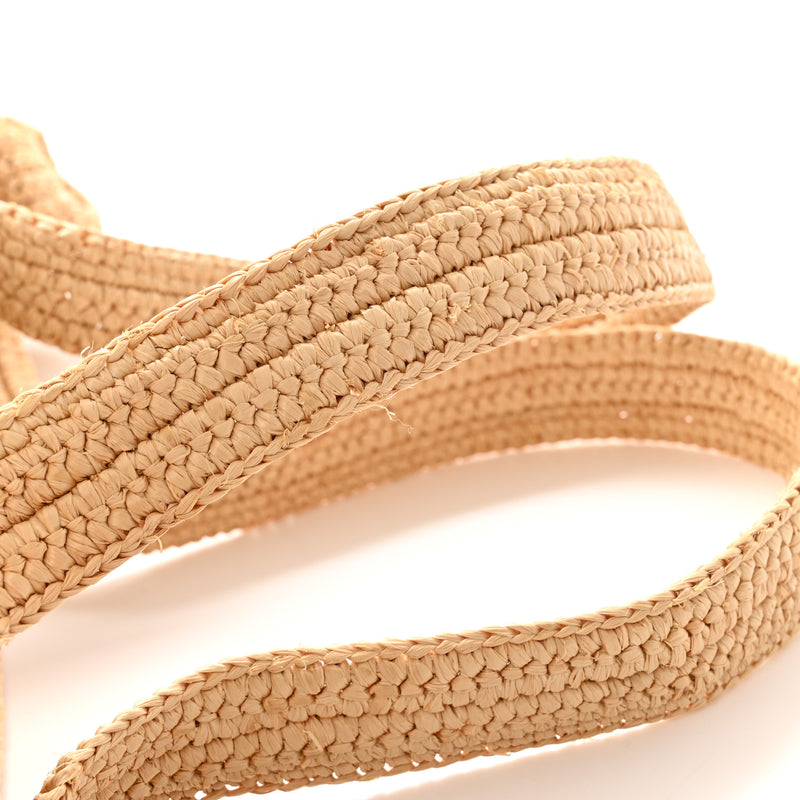 Loewe Raffia Small Bunny Basket Tote Bag