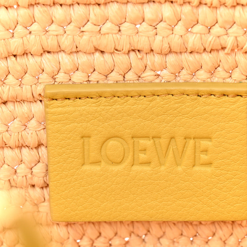Loewe Raffia Small Bunny Basket Tote Bag