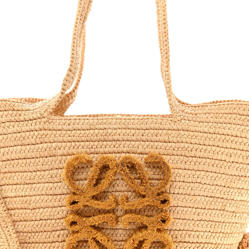 Loewe Raffia Small Bunny Basket Tote Bag