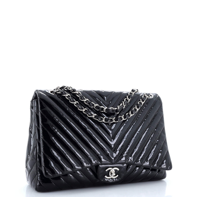 Chanel Classic Single Flap Bag Chevron