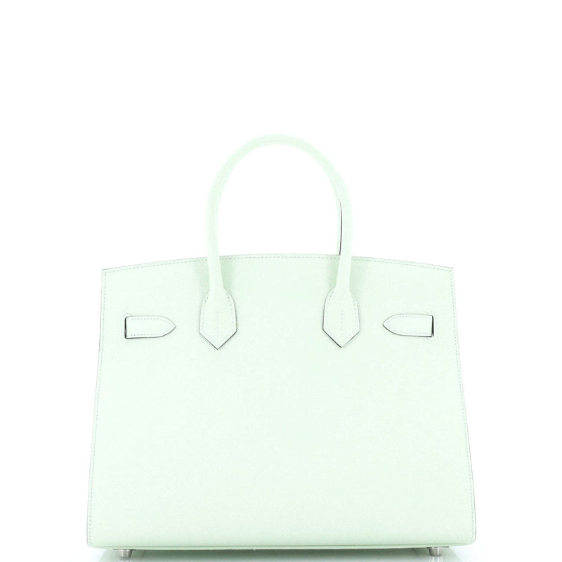 Hermes Birkin Sellier Bag Vert Fizz